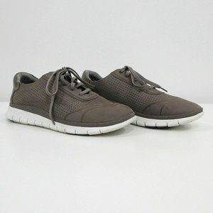 Vionic Riley Sneakers Flats Womens US8.5 EU40 UK6.5 Taupe Gray Brown Shoes